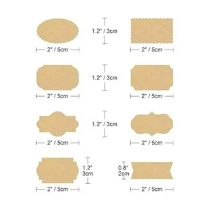 Wisdompro etiquetas adhesivas variadas para botellas de_2