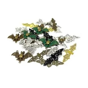 JIALEEY 33 dijes de murciélago mezclados de Halloween_3