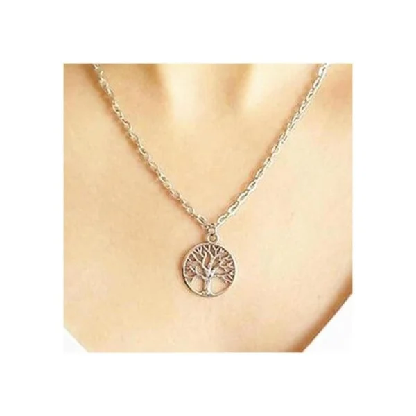 alimitopia 50pcs aleación árbol de vida de amuletos de la