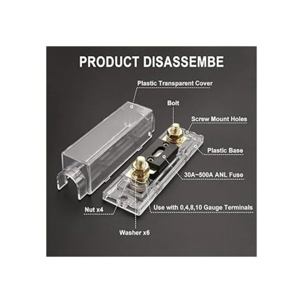 Baomain ANL60A Fusible ANL de protección eléctrica de 60_5