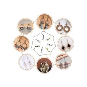 TOAOB 140 ganchos para aretes hipoalergénicos de plata de_6