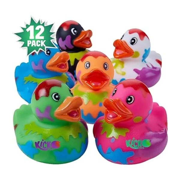 Kicko Patos de goma surtidos 2 pulgadas para niños_6