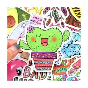 QTL Lindas calcomanías VSCO impermeables para niñas_6