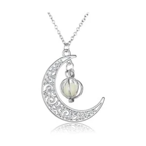 JIALEEY 44PCS Large Hollowed Moon Star Charms Mixed_6