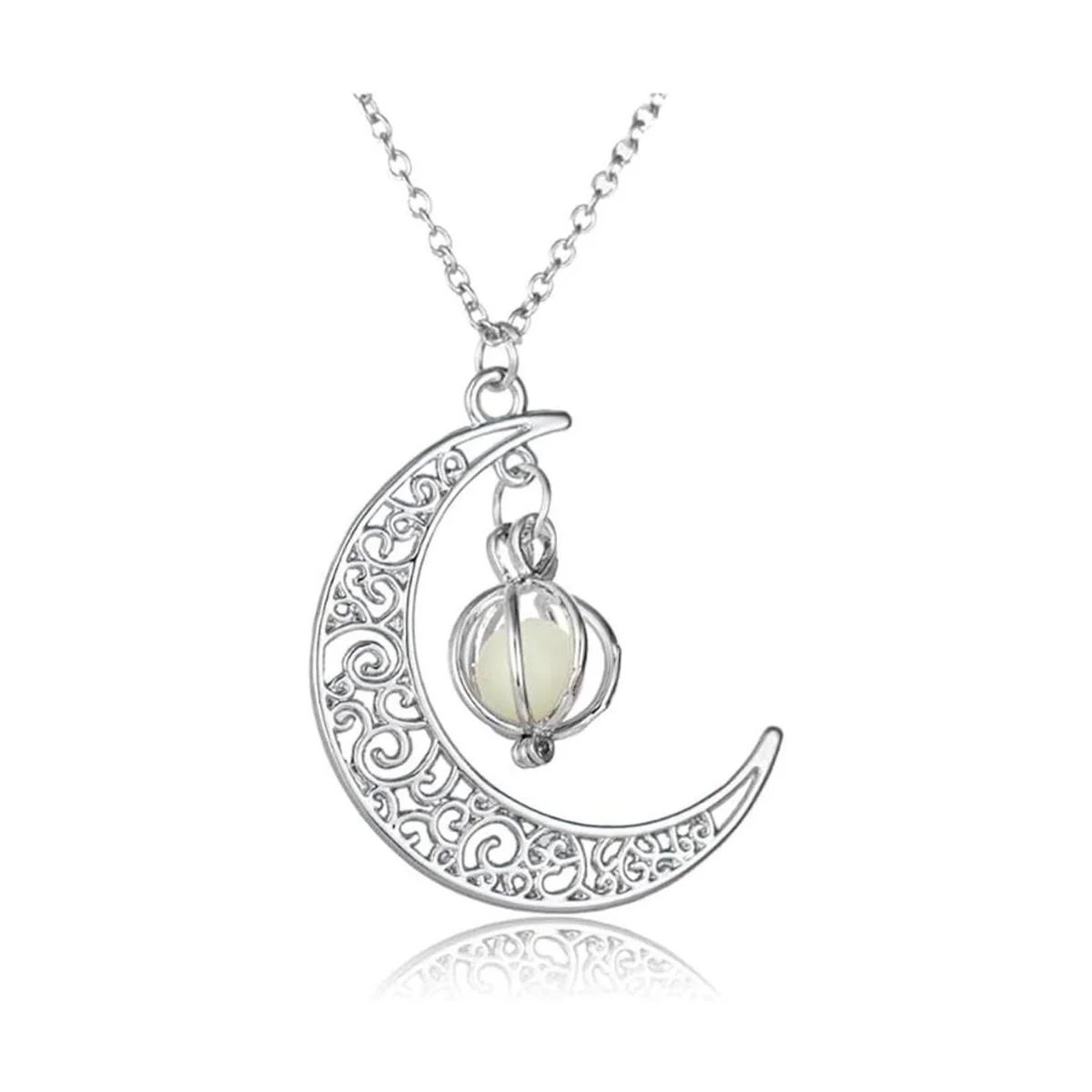 JIALEEY 44PCS Large Hollowed Moon Star Charms Mixed_6