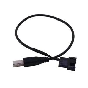 Paquete de 2 cables USB a 3 pines 4 pines PWM 5 V USB_2