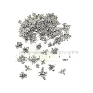 81PCS Aleación Abeja Abalorio de abeja JIALEEY Antiguo_5