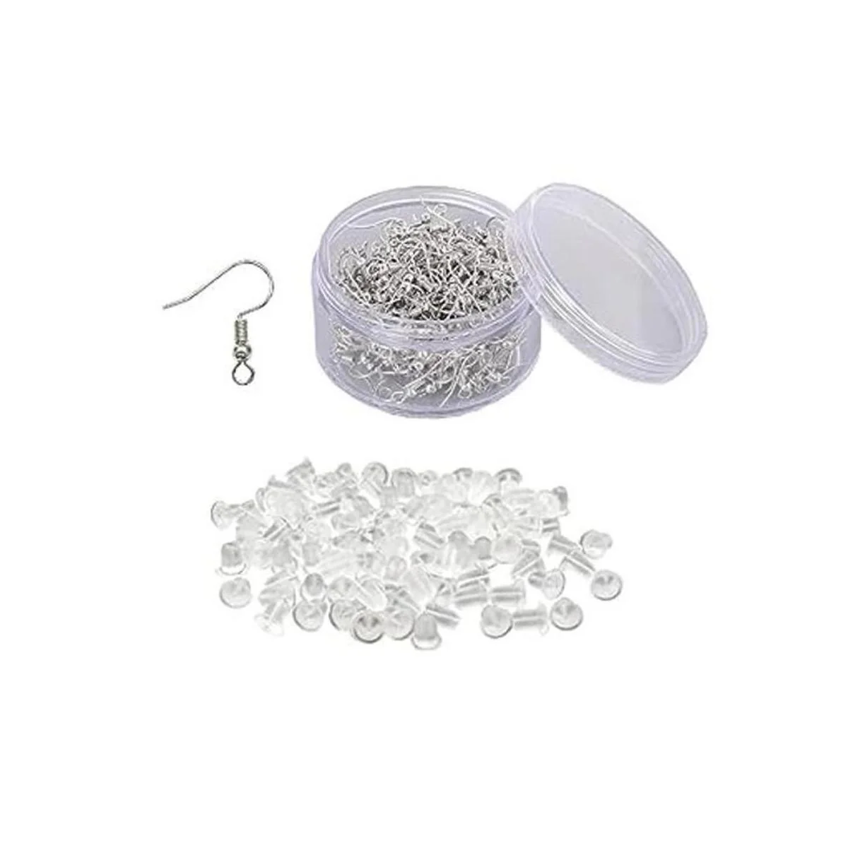 Juego de ganchos para pendientes con pendientes de acero