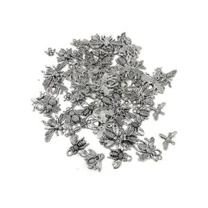 81PCS Aleación Abeja Abalorio de abeja JIALEEY Antiguo_6