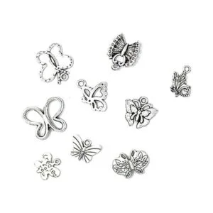 JIALEEY Dijes de mariposa para hacer joyas y manualidades_3