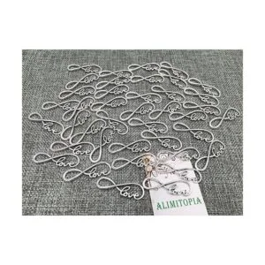 40pcs Infinity Love Símbolo Conectores Charms Colgantes