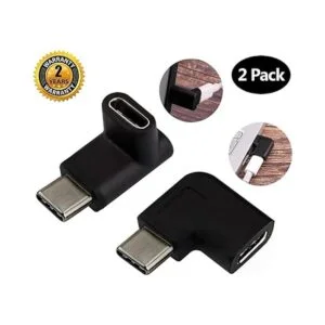 Oxsubor Adaptador USB C macho a hembra tipo C ángulo de_2