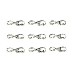 40pcs Infinity Love Símbolo Conectores Charms Colgantes