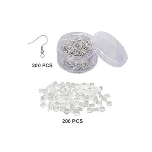 Juego de ganchos para pendientes con pendientes de acero