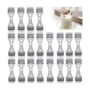 DINGPAI 20 dispositivos de centrado de mecha de vela de