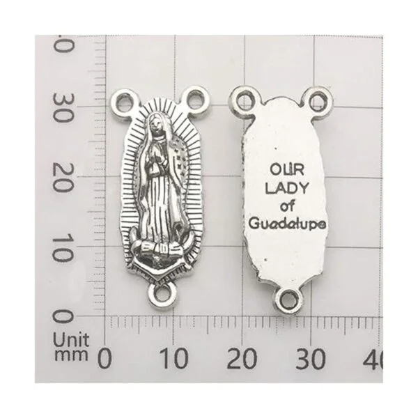 3.53 oz 60 piezas cruz de plata antigua Jesús María_5