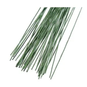Decora 22 Gauge Verde Oscuro Floral Tallo de alambre para_2