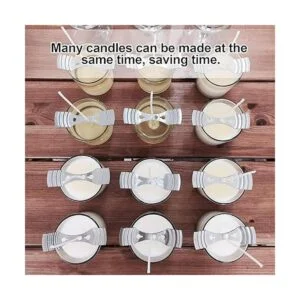 DINGPAI 20 dispositivos de centrado de mecha de vela de