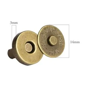 Onwon Juego de 20 broches magnéticos para monedero