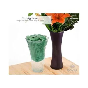 Royal Imports Cinta floral verde cinta adhesiva