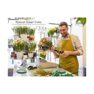 Royal Imports Cinta floral verde cinta adhesiva