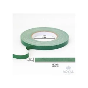 Royal Imports Cinta floral verde cinta adhesiva