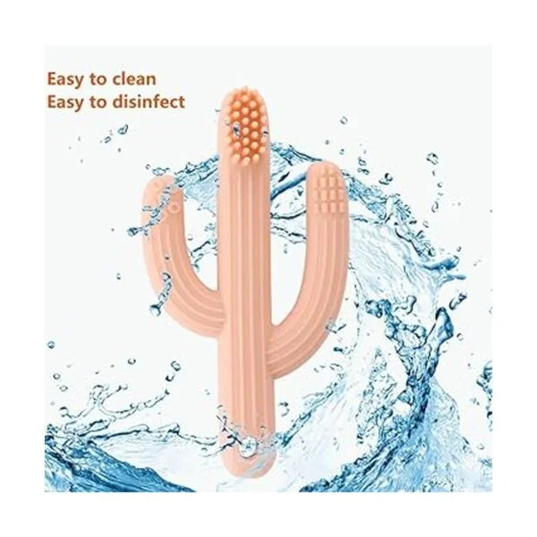 Cepillo de dientes para bebés con mordedor de cactus_6