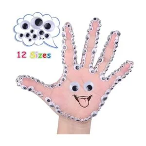 Kuuqa 1220 Piezas autoadhesivas de ojitos que se mueven_6