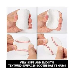 Juguetes para la dentición para bebés sin BPA silicona_3