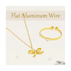 BENECREAT Alambre plano de 32 pies de ancho para joyería