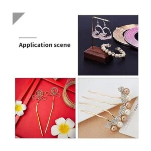 BENECREAT Alambre plano de 32 pies de ancho para joyería