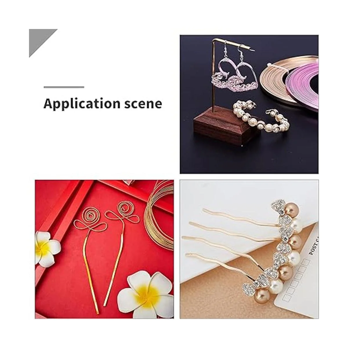 BENECREAT Alambre plano de 32 pies de ancho para joyería