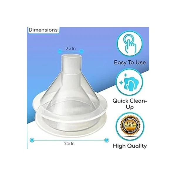 Mini embudo de plástico para llenar botellas Boquilla de_2