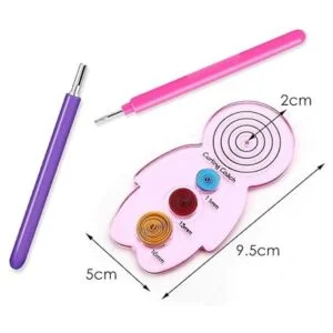Paquete de 12 herramientas de quilling de papel juego de_5