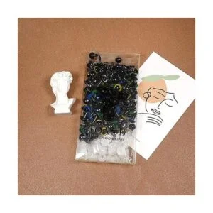 TOAOB 140 piezas de plástico colorido de 0.472 in ojos