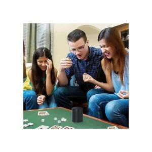 Taza de dados profesional con forro de fieltro con 6_5