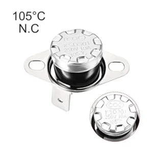 uxcell KSD301 termostato 221.0 F221 F 10 A N.C ajustar_4