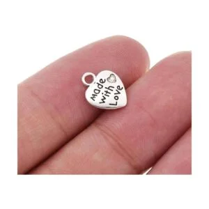 Ruwado 100 piezas hechas con dijes de amor mini cuentas_4