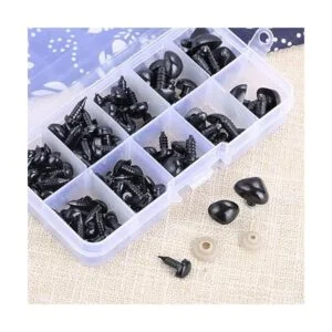 125 piezas de nariz de seguridad de plástico 5 tamaños