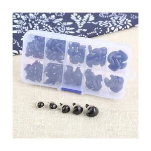 125 piezas de nariz de seguridad de plástico 5 tamaños