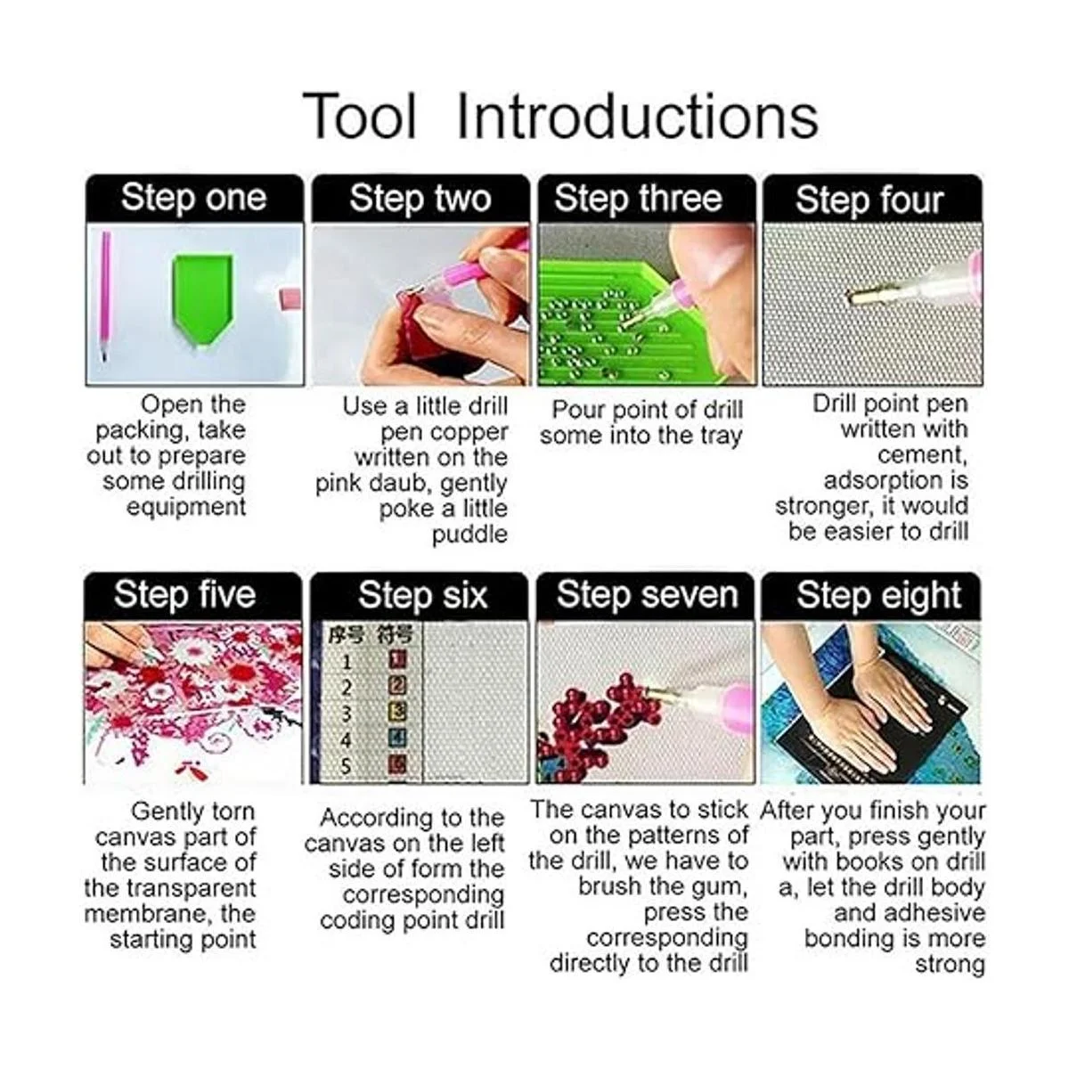 Pintura de diamante 5D DIY Kit de punto de cruz de