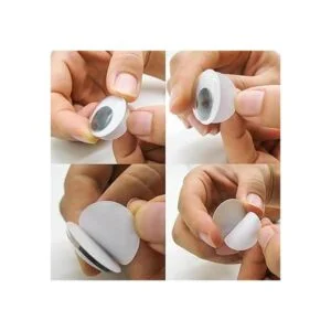 TOAOB 100 unidades de 1.181 in de color negro con