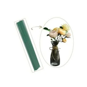 200 piezas de alambre de tallo floral de calibre 22