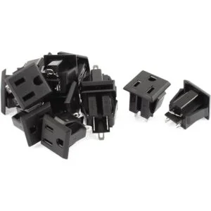 gbstore 10 pcs AC 125 V 15 A US Plug 3 Potencia de salida_4