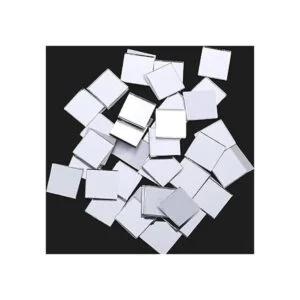 SATINIOR 800 Piezas de Mini Cristal Cuadrado Autoadhesivo