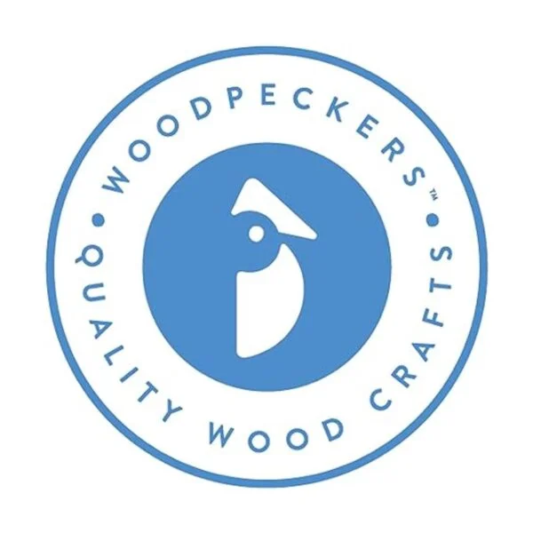 Woodpeckers Azulejos de madera 2 x 2 pulgadas paquete