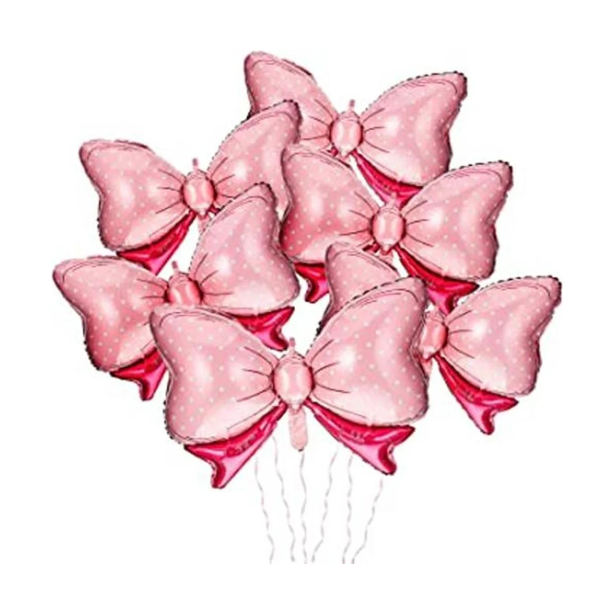 6 globos con lazo para decoración de fiesta de ratón_1