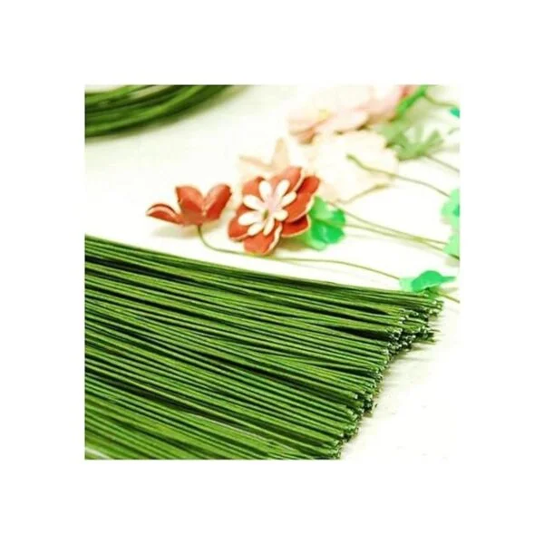 100 alambres florales de 18 GA alambre de tallo floral
