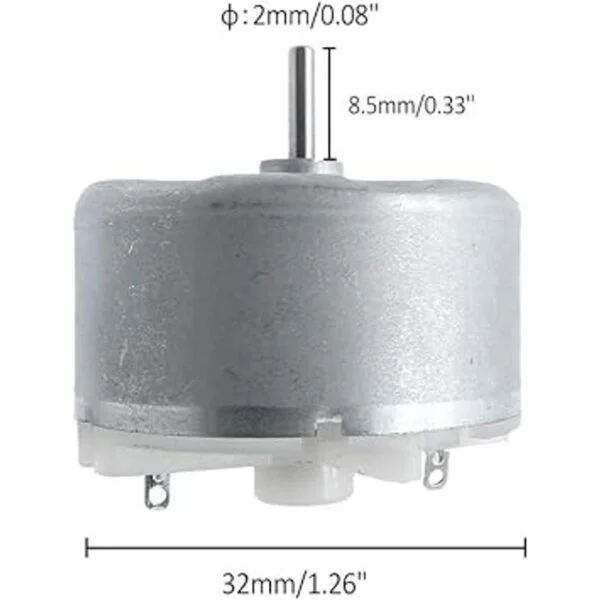Hxchen DC312V 2700RPM DC Motor 1.260 in de diámetro para_3