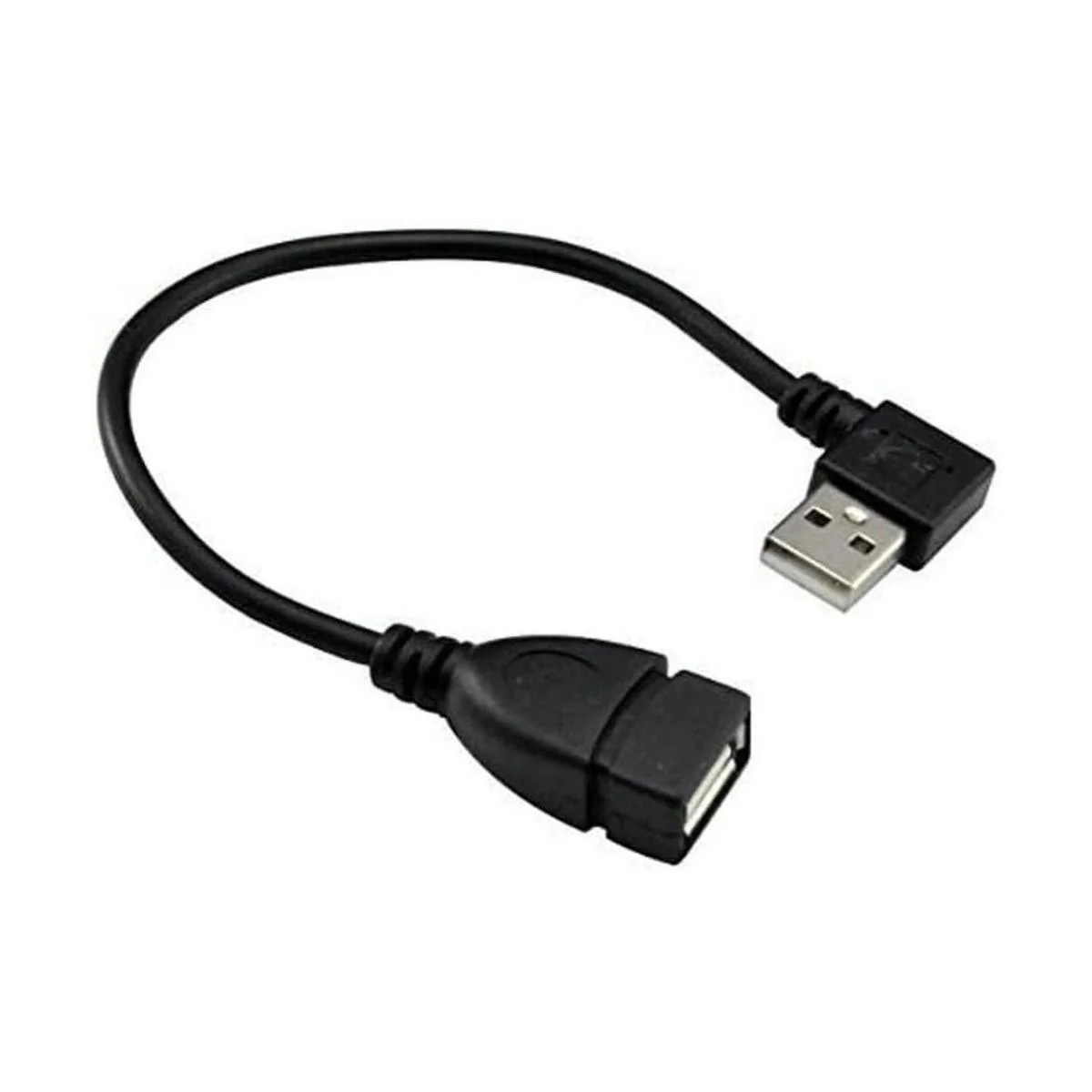 UCEC Cable de extensión USB 2.0 ángulo recto macho a_1
